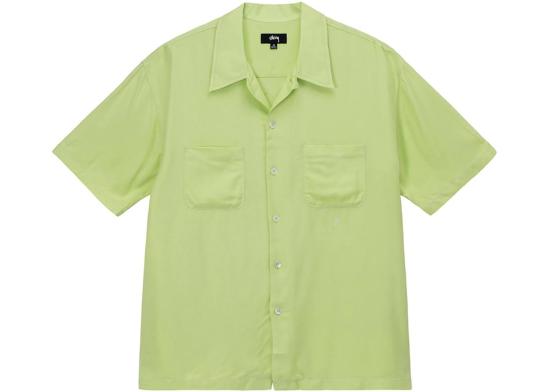 Relaxed Fit Short-Sleeved Shirt with Classic Collar and Minimalist Design