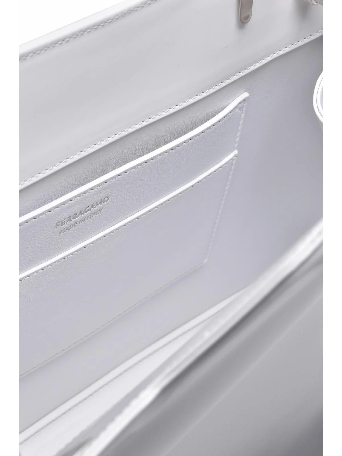 White 'Wanda' Leather Bag