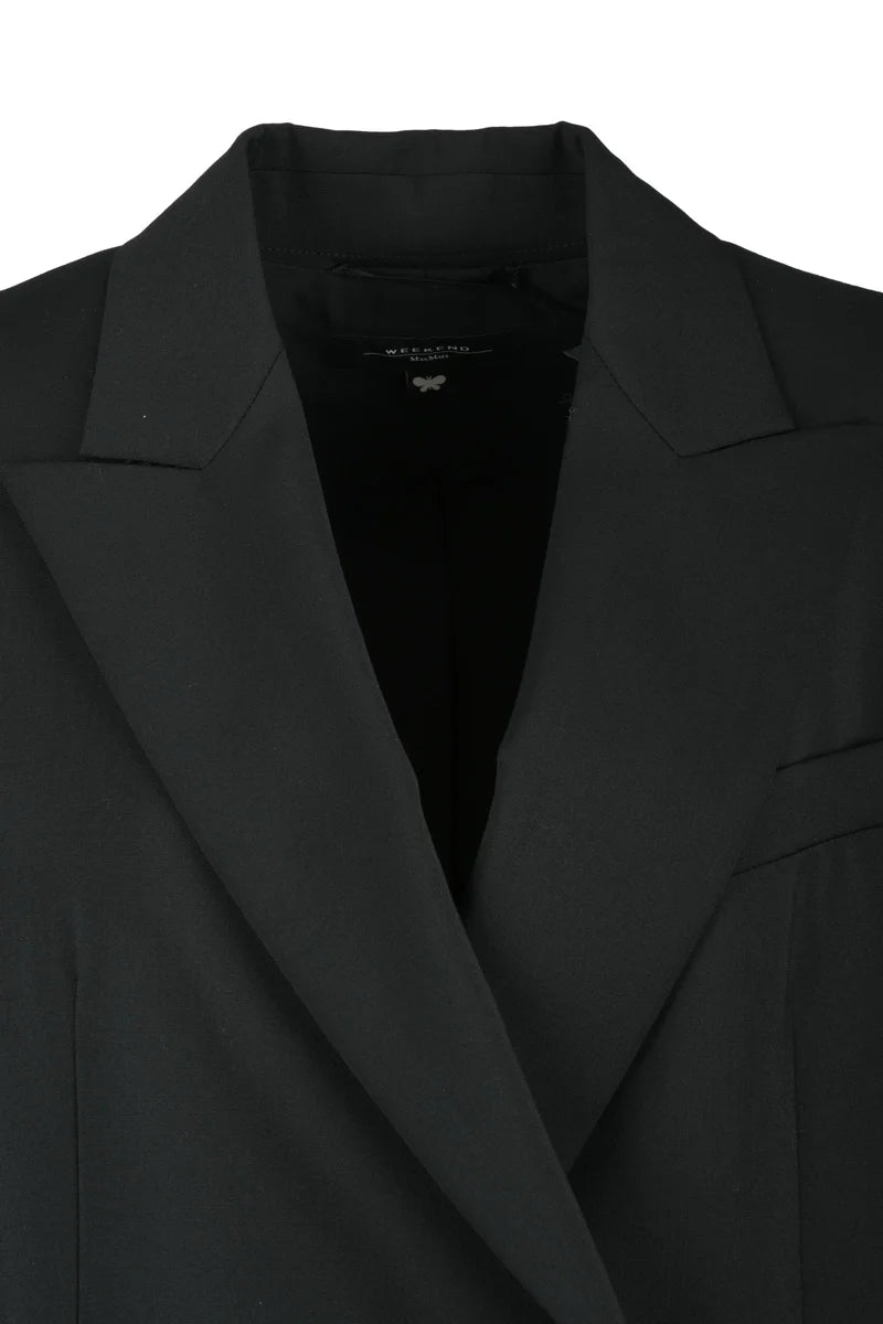 Long Jacket Virgin Wool - Black