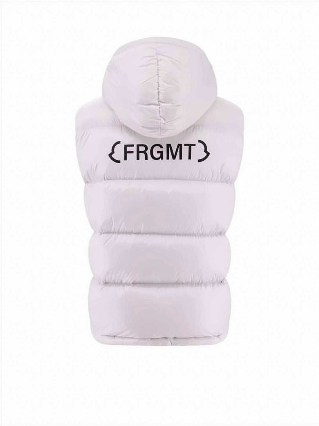 High-Collar Sleeveless Puffer Vest with Hood