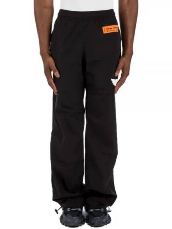 Relaxed Fit Straight Pants With Adjustable Cuffs