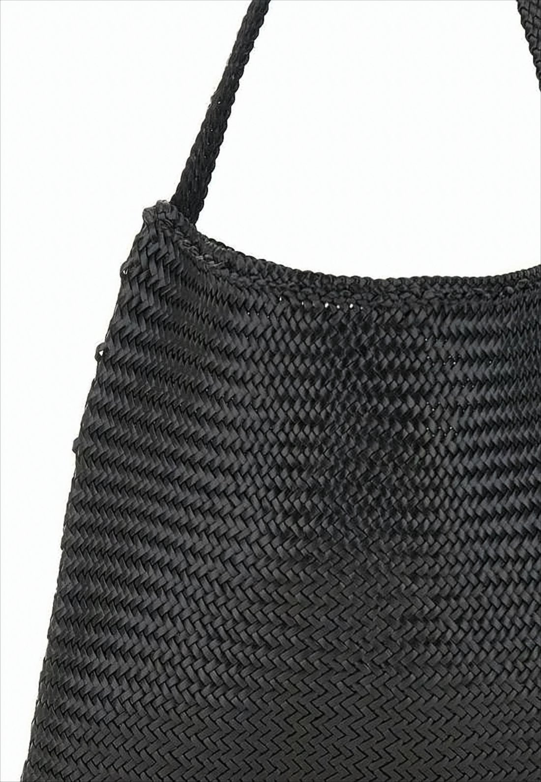 Structured Buffalo Leather Shoulder Bag