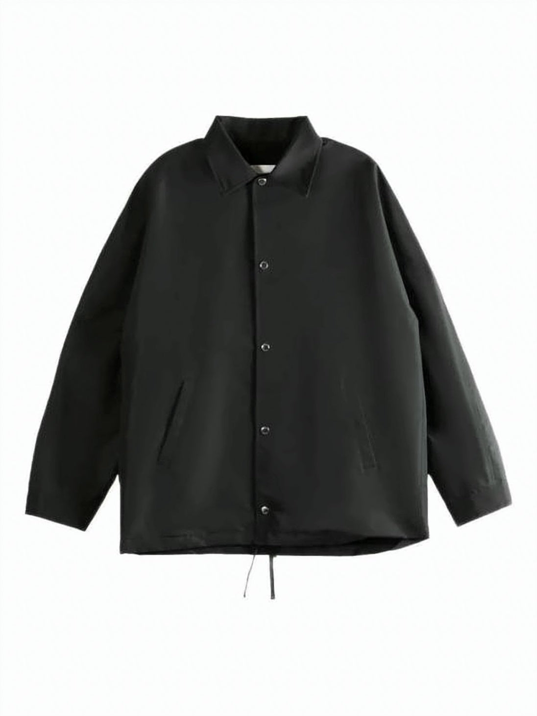Straight-Cut Black Jacket