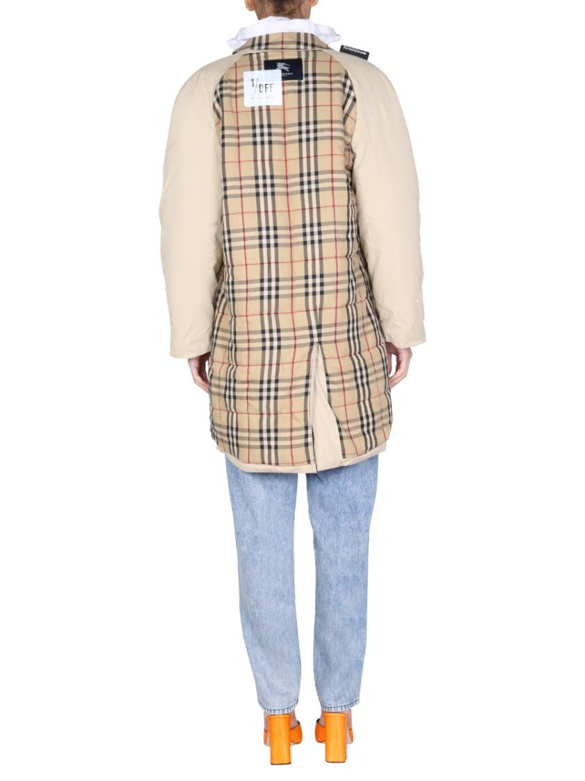 Oversized Patchwork Trench Coat