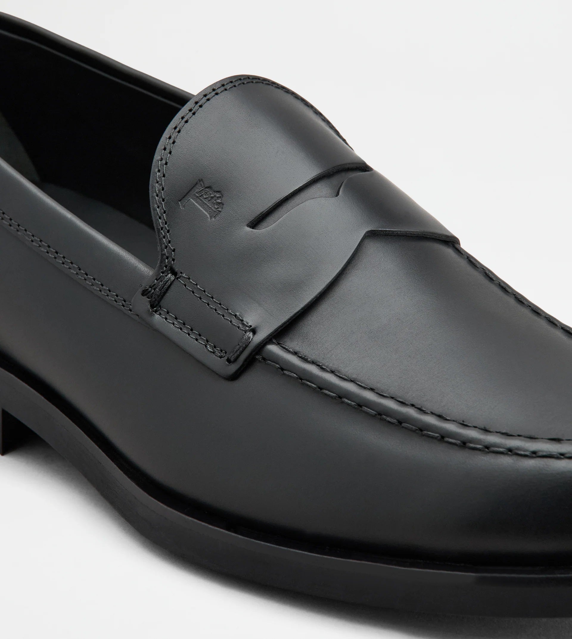 Black Mocassino Formale Gomma Zf Shoes