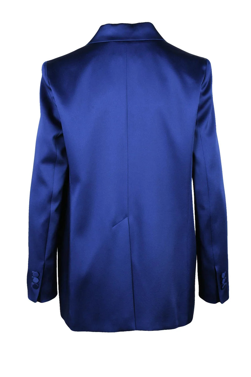 Studio Satin Jacket - Blue