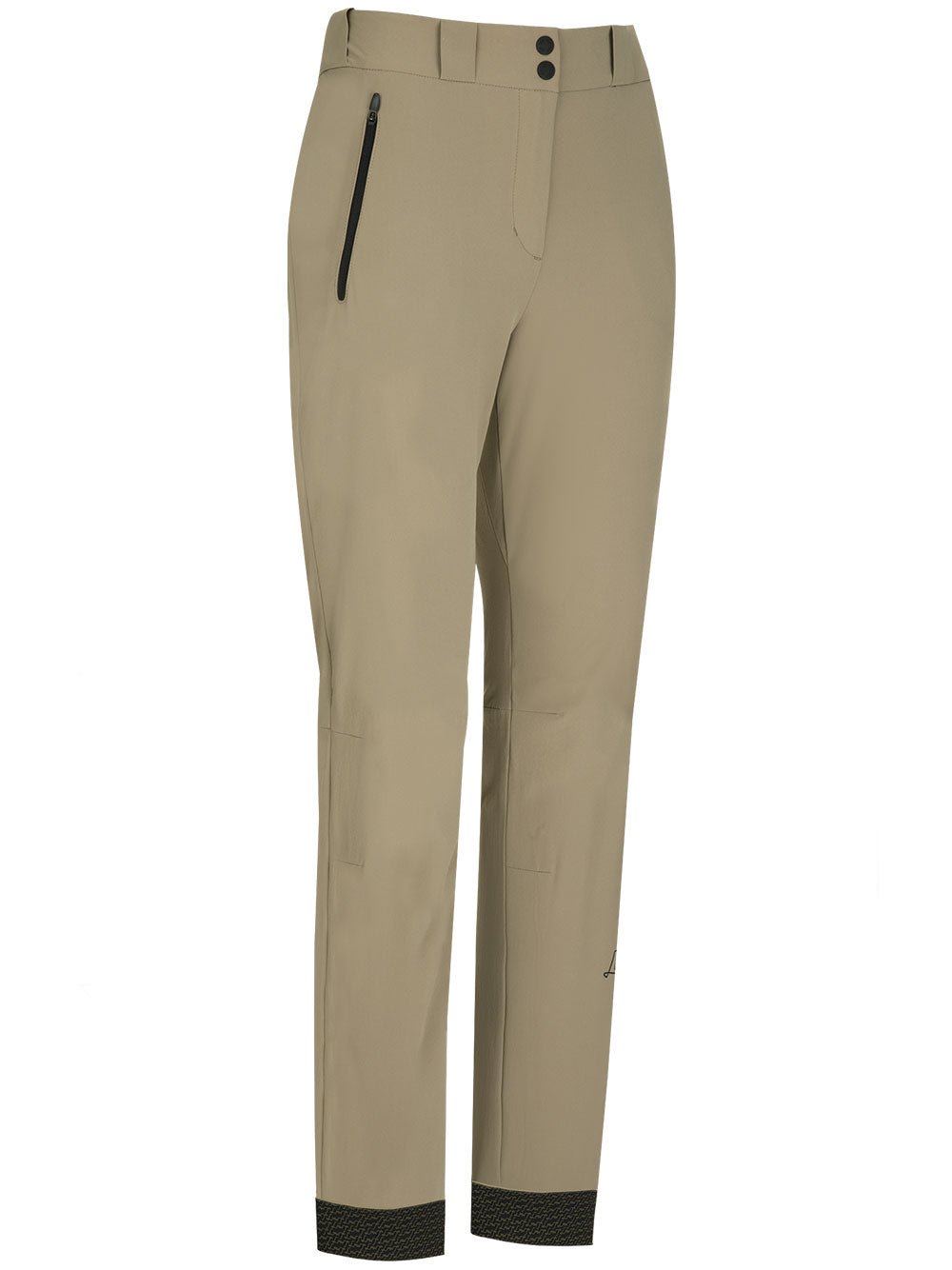 Brown Serena Light Mountain High-Waist Pants
