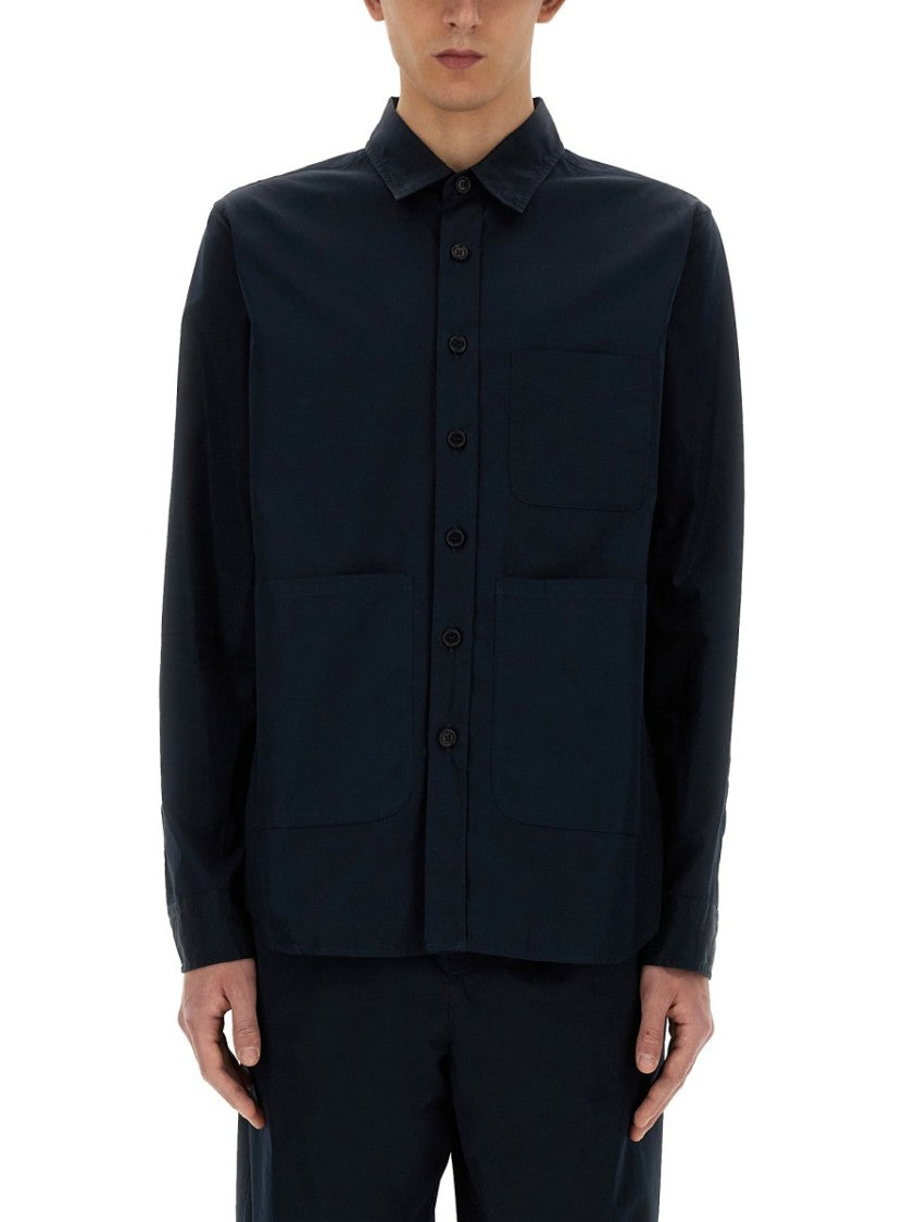 Structured Button-Up Shirt