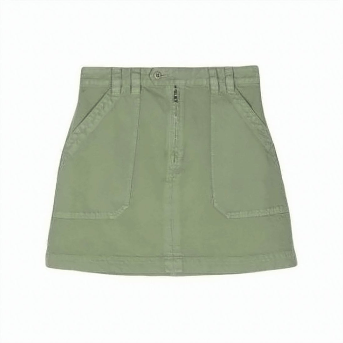 Straight-Silhouette Mini Skirt
