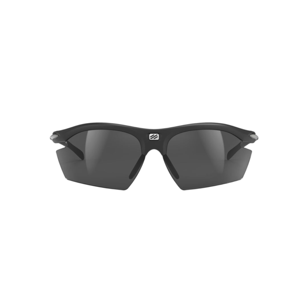 Rydon Black Matte Matte Black Semi-Rimless Sunglasses