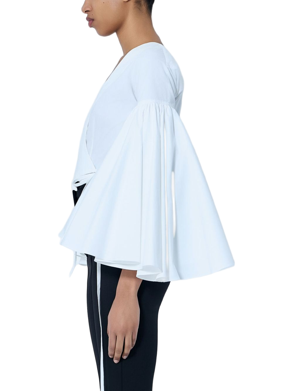 White Classic Short Sleeve Crew Neck Top