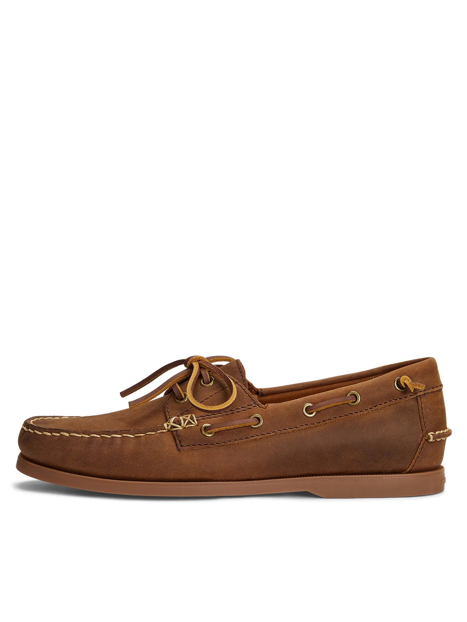 Brown Merton Leather Boat Shoes