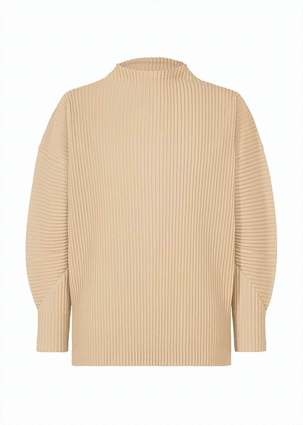 Ribbed Knit Long-Sleeve Top