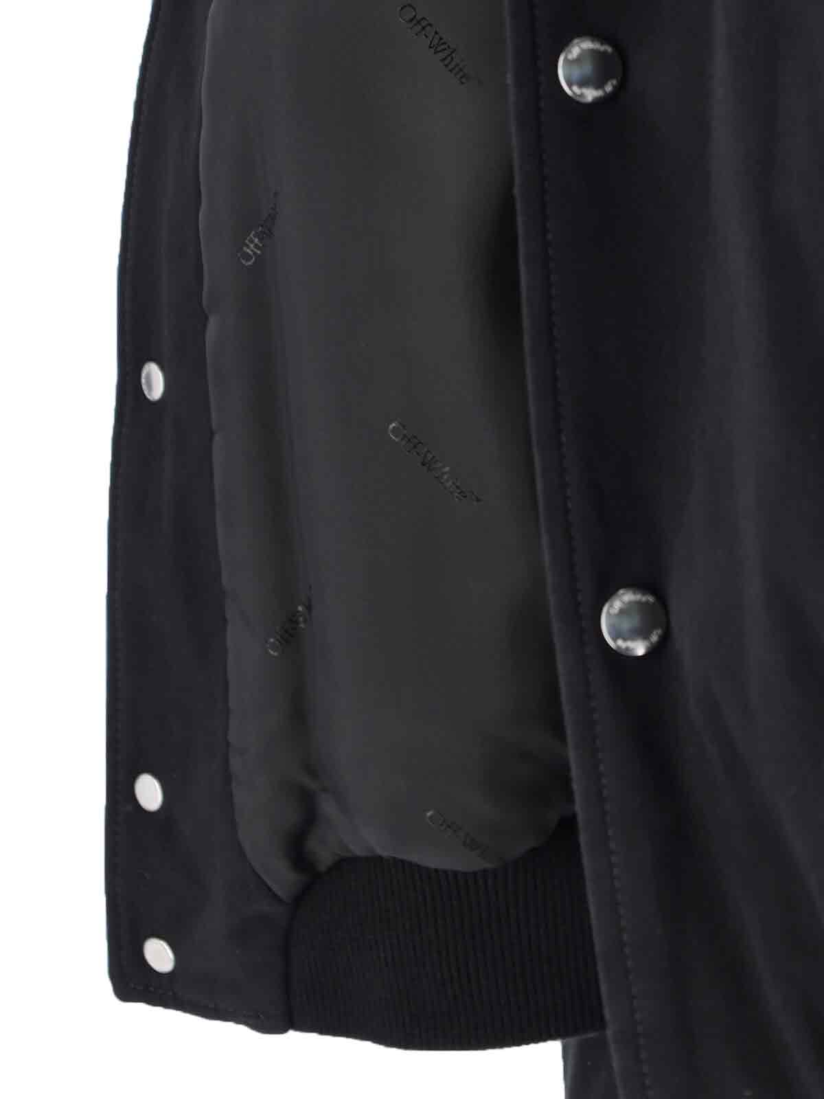 "Varsity Souvenir" Bomber Jacket – Black