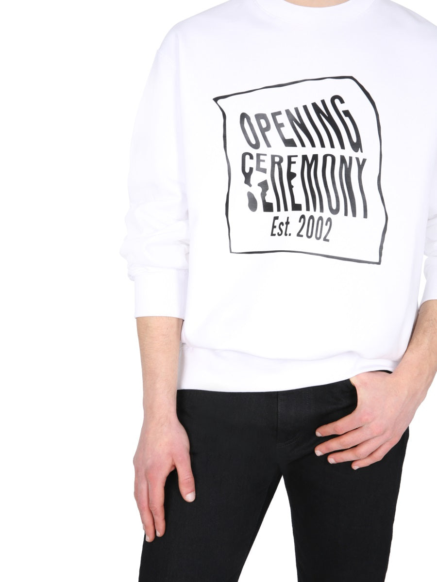 Relaxed Fit Crew Neck Sweatshirt