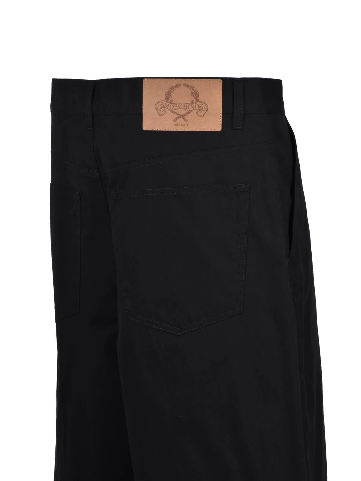Cotton/Polyamide Trousers - Black