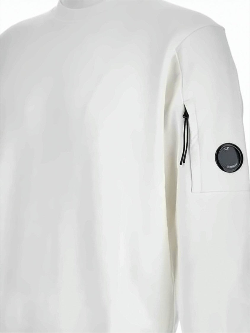 Long-Sleeve Minimalist Cotton T-Shirt With Zippered Pocket