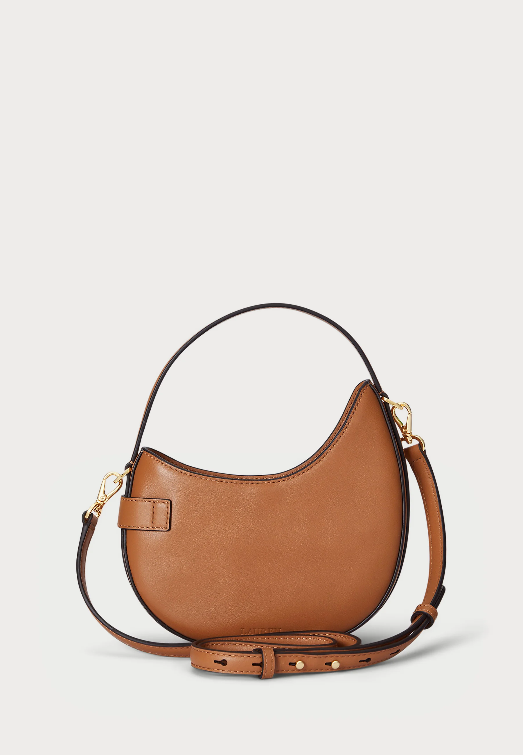 Brown Rattan Small Crossbody Bag