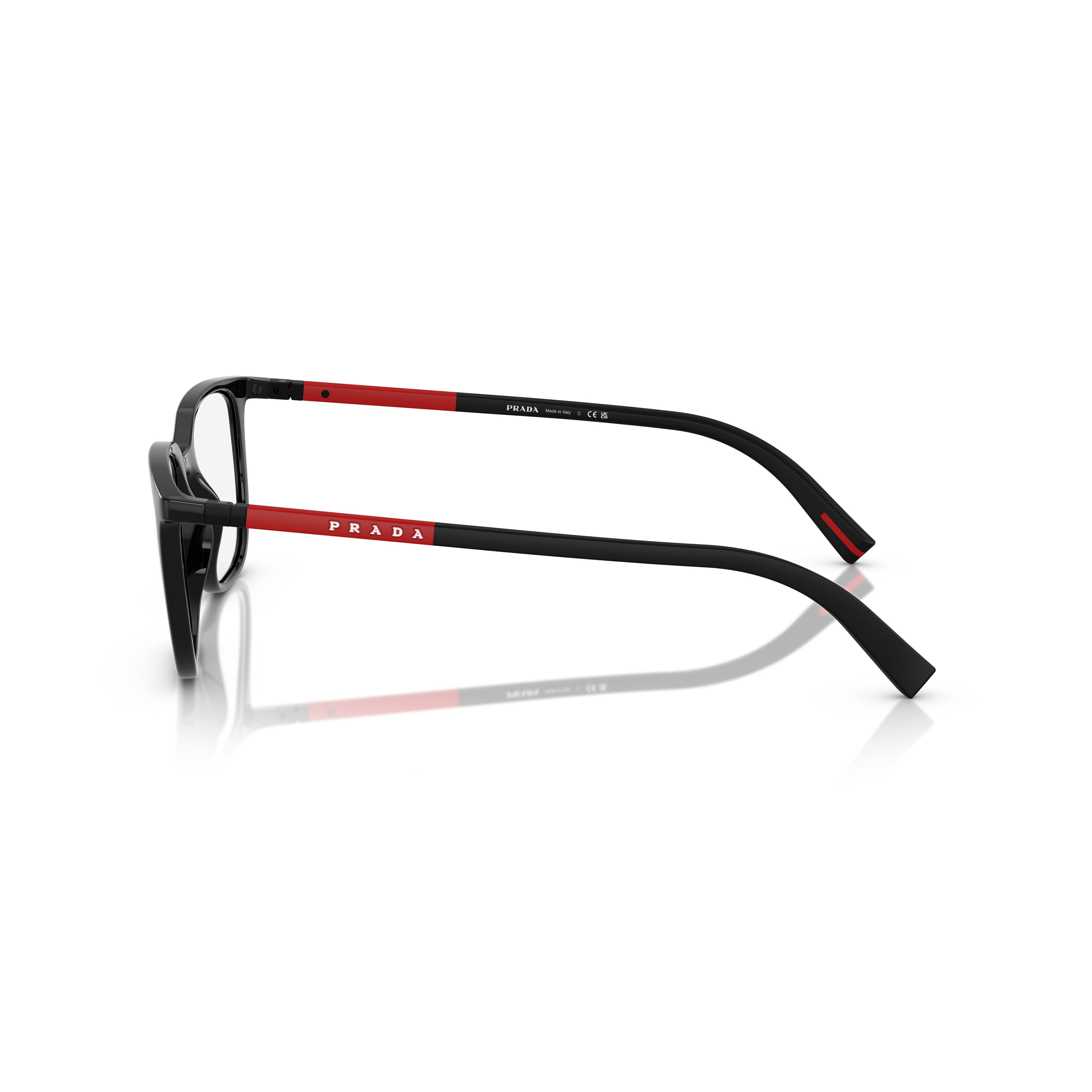 0ps 04rv Rectangular Black Frame Eyeglasses
