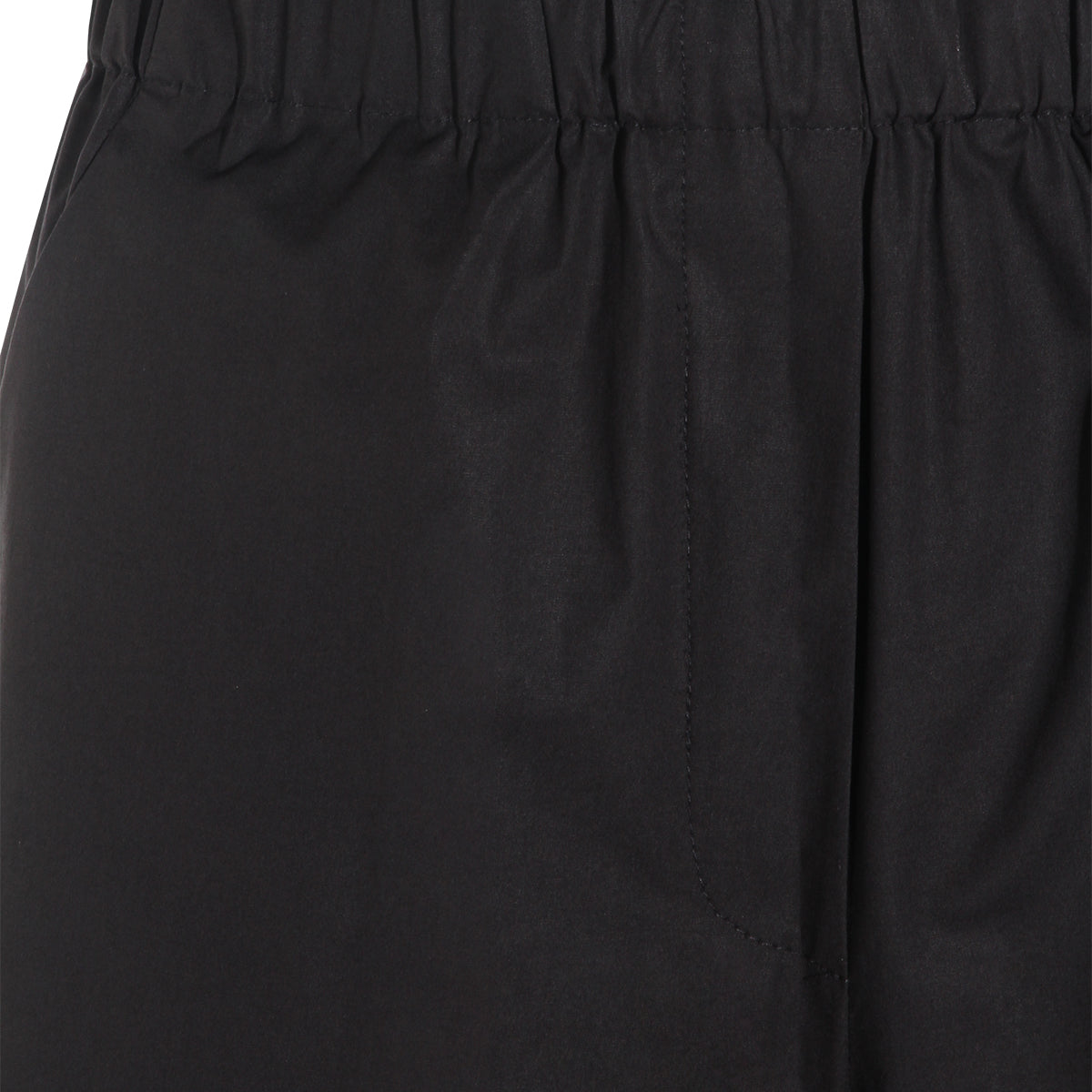 Wide-Leg Black Trousers With Relaxed Fit