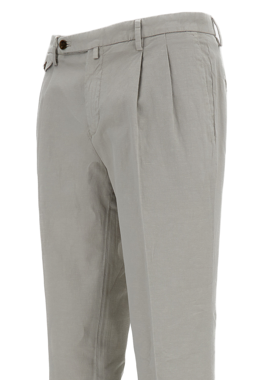 Grey Distressed Slim Trousers