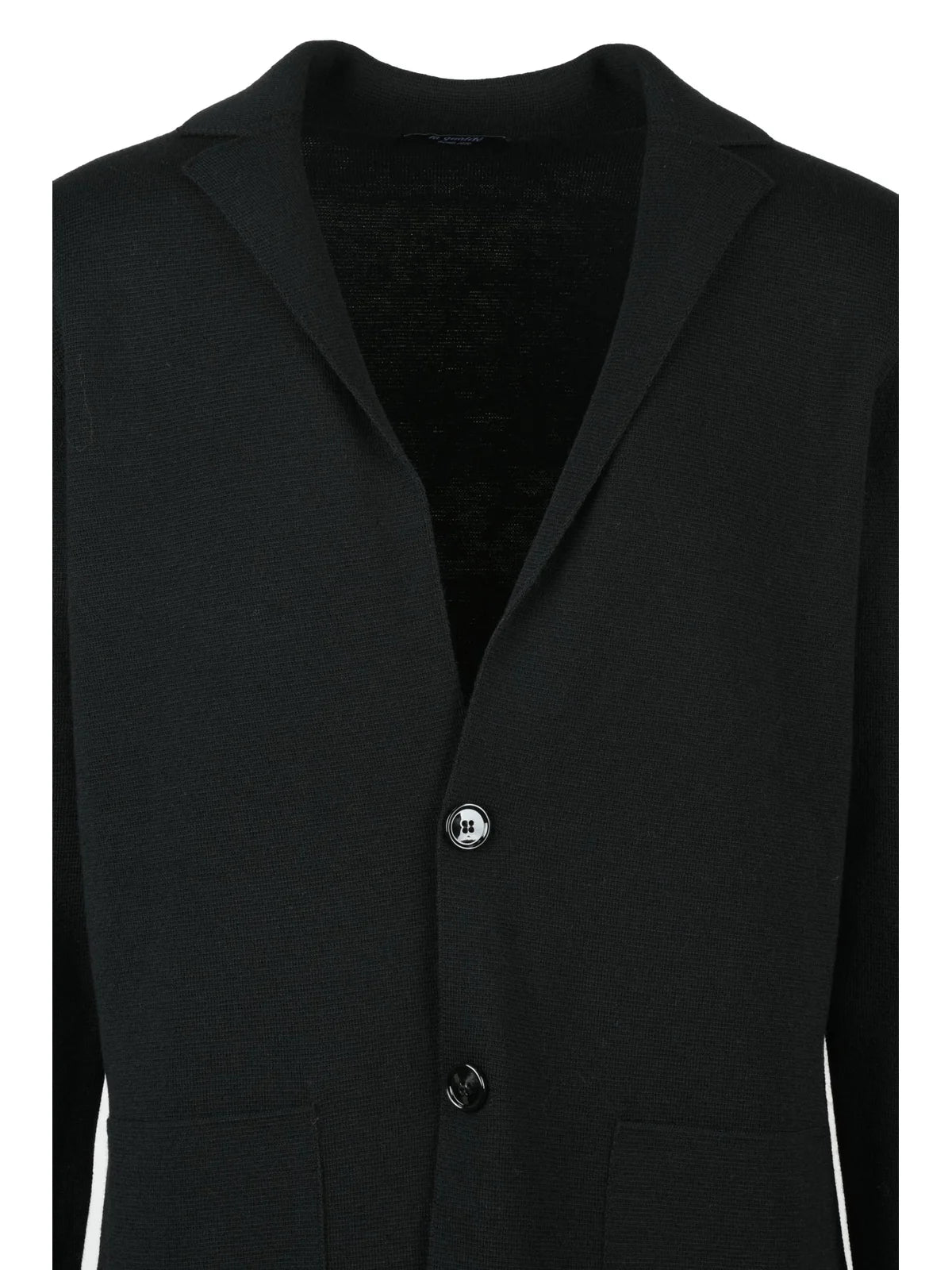 Black Wool Acrylic Men's Wool Acrylic Jacket