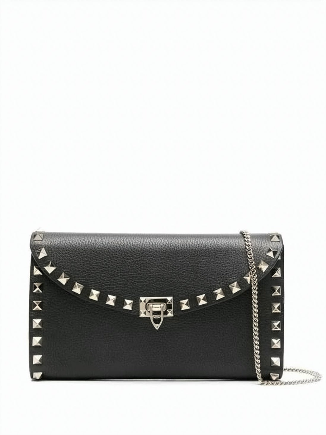 Textured Calf Leather Shoulder Bag
