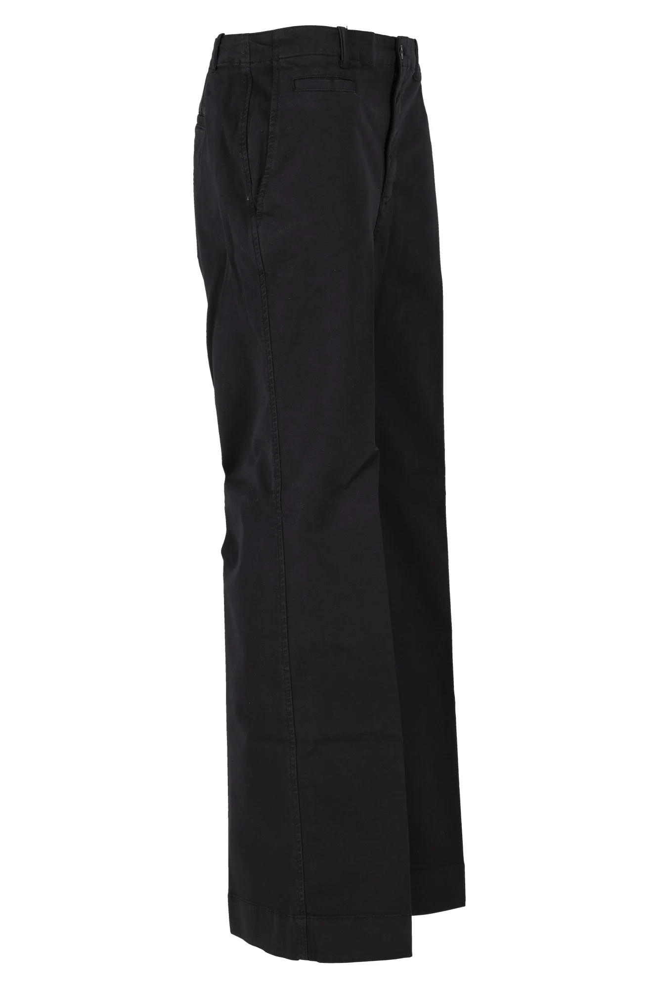 Full-Length Tailored Pants With Flat Front Design