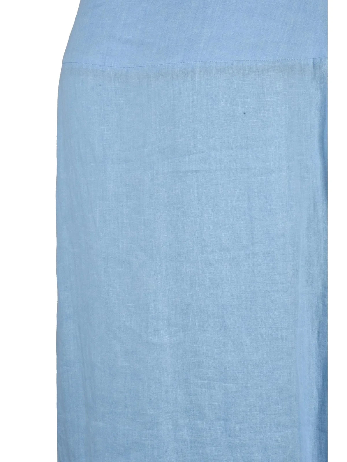 Light Blue Linen Long Skirt