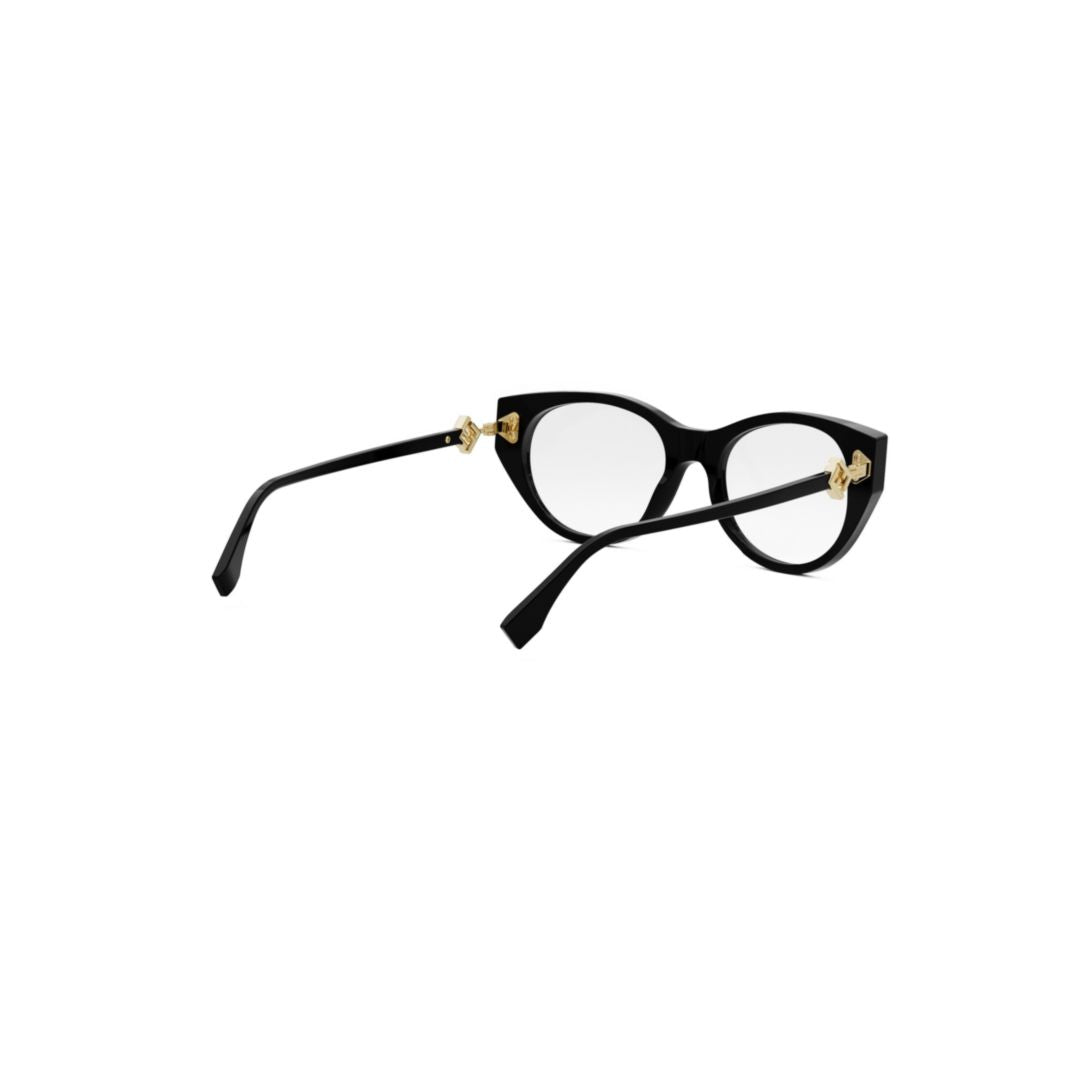 Fe50099i Cat-Eye Sunglasses with Gold-Tone Accents