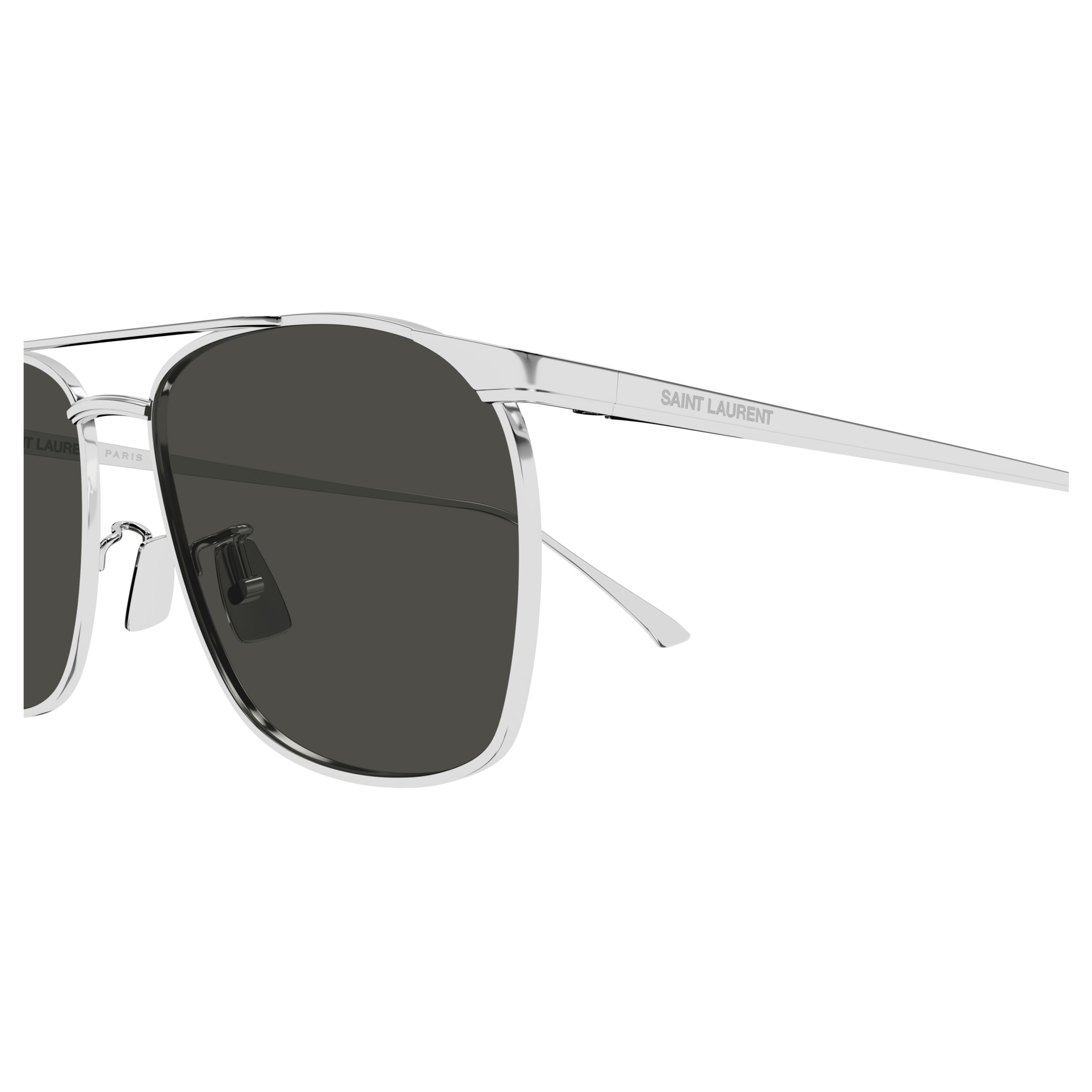 Sl 796 Vincent Rectangular Silver Metal Sunglasses