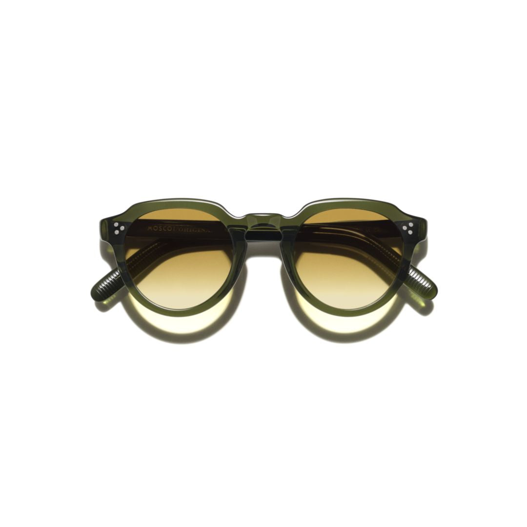Or-Gav-S Gavolt Sun Rounded Acetate Sunglasses with Keyhole Bridge
