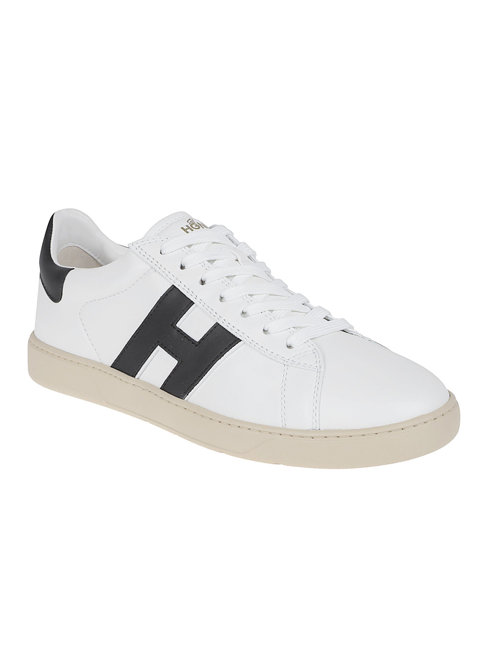 Low-Profile Nappa Sneakers with Monogram Tread