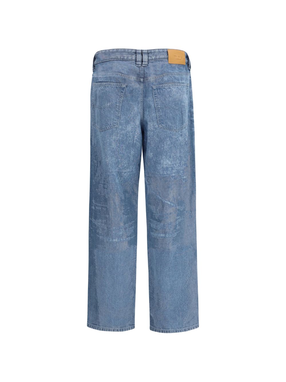 Straight-Leg Denim Jeans with Vintage-Inspired Wash
