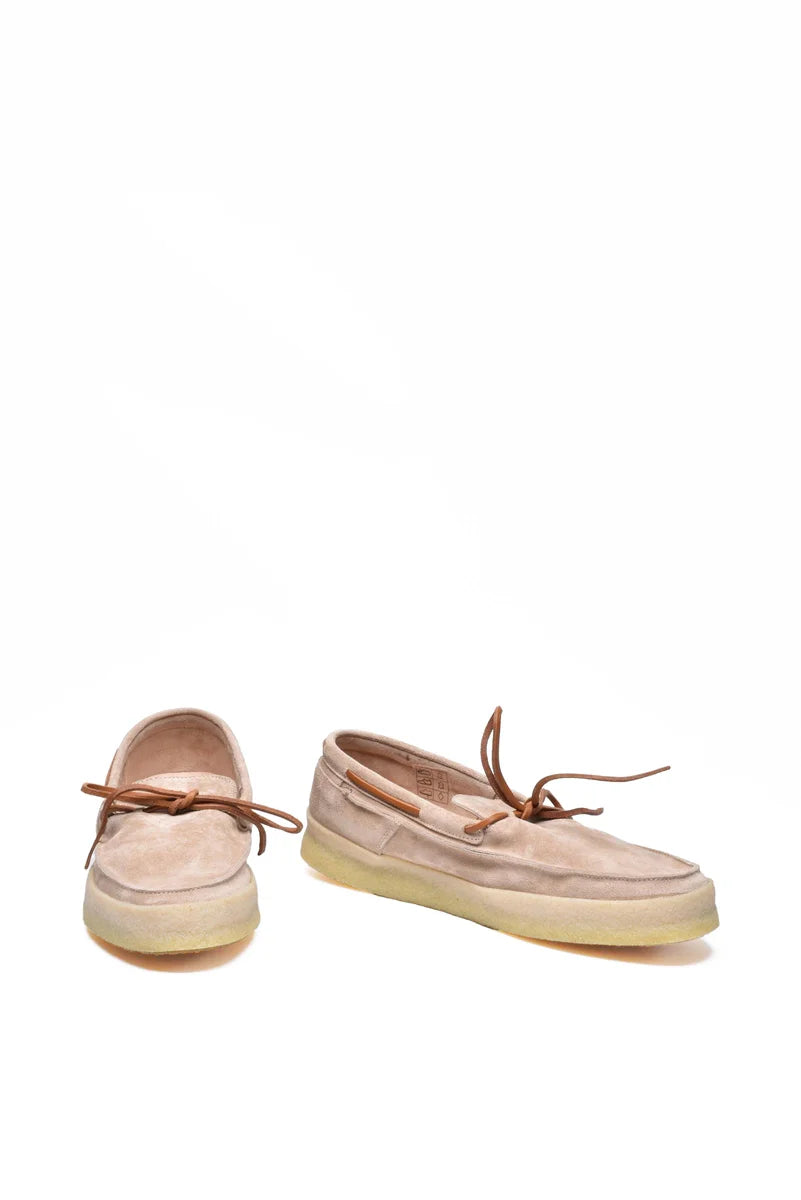 Suede Loafer - Beige