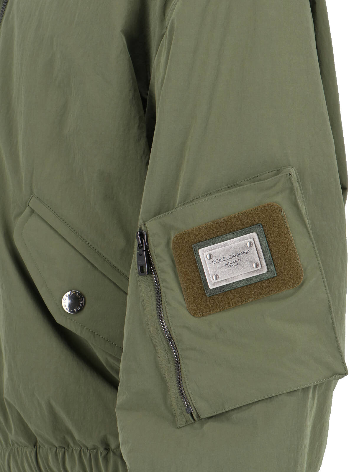 Logo Bomber Jacket – Green