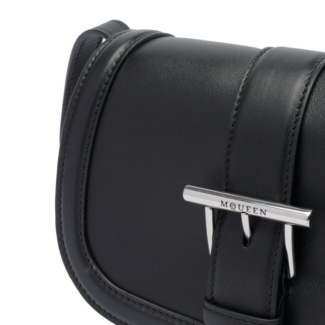 Structured Calfskin Shoulder Bag
