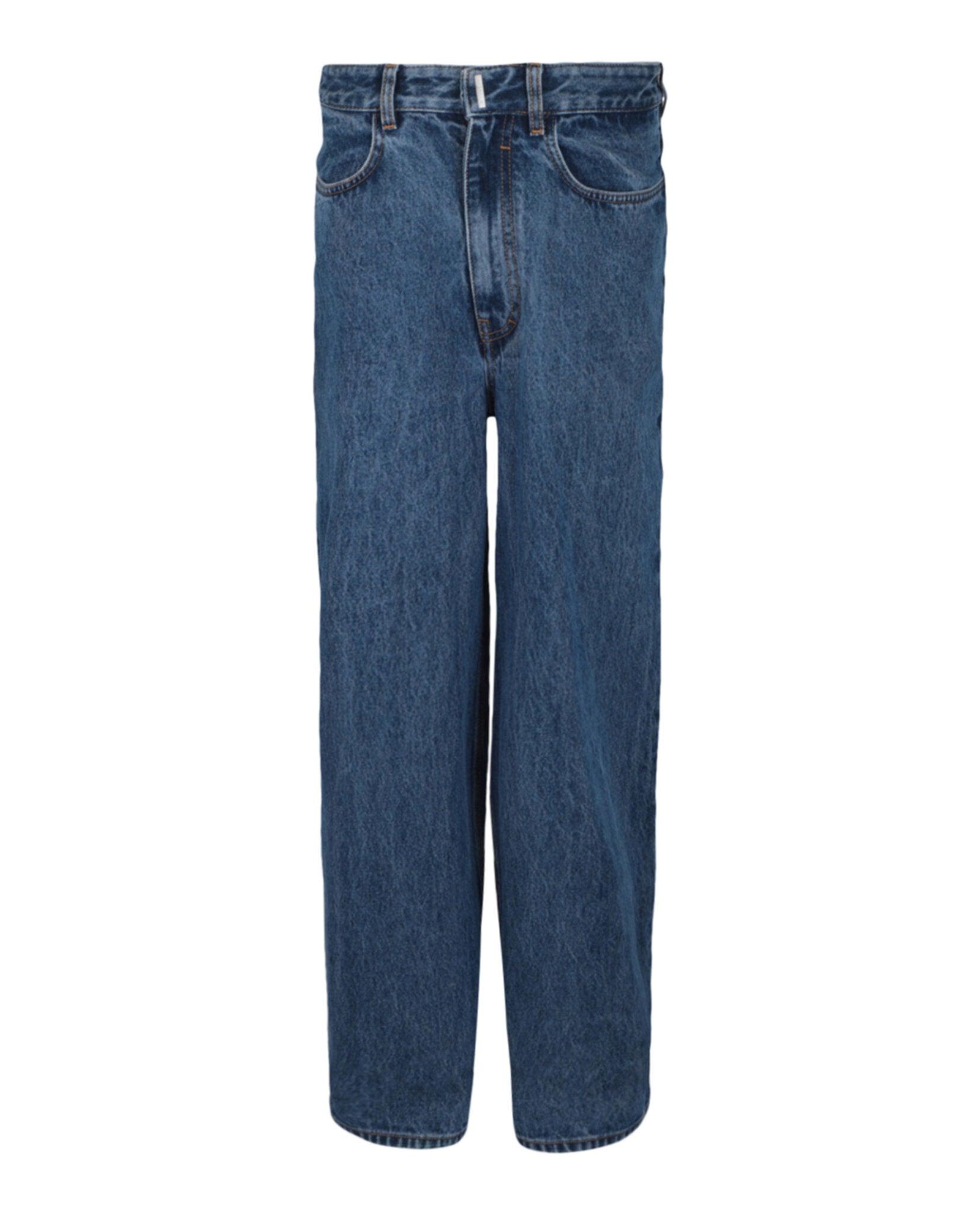Low Crotch Wide-Leg Jeans