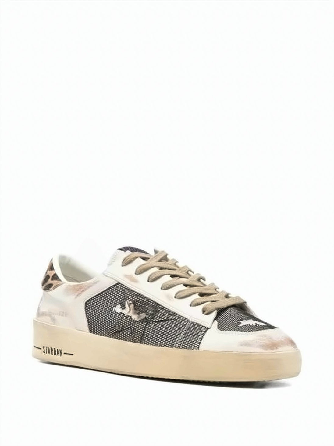 Distressed Low-Top Sneakers