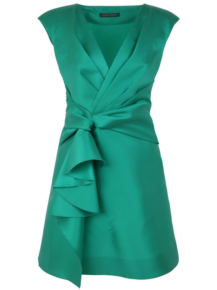 Water Green Mini Short Dress
