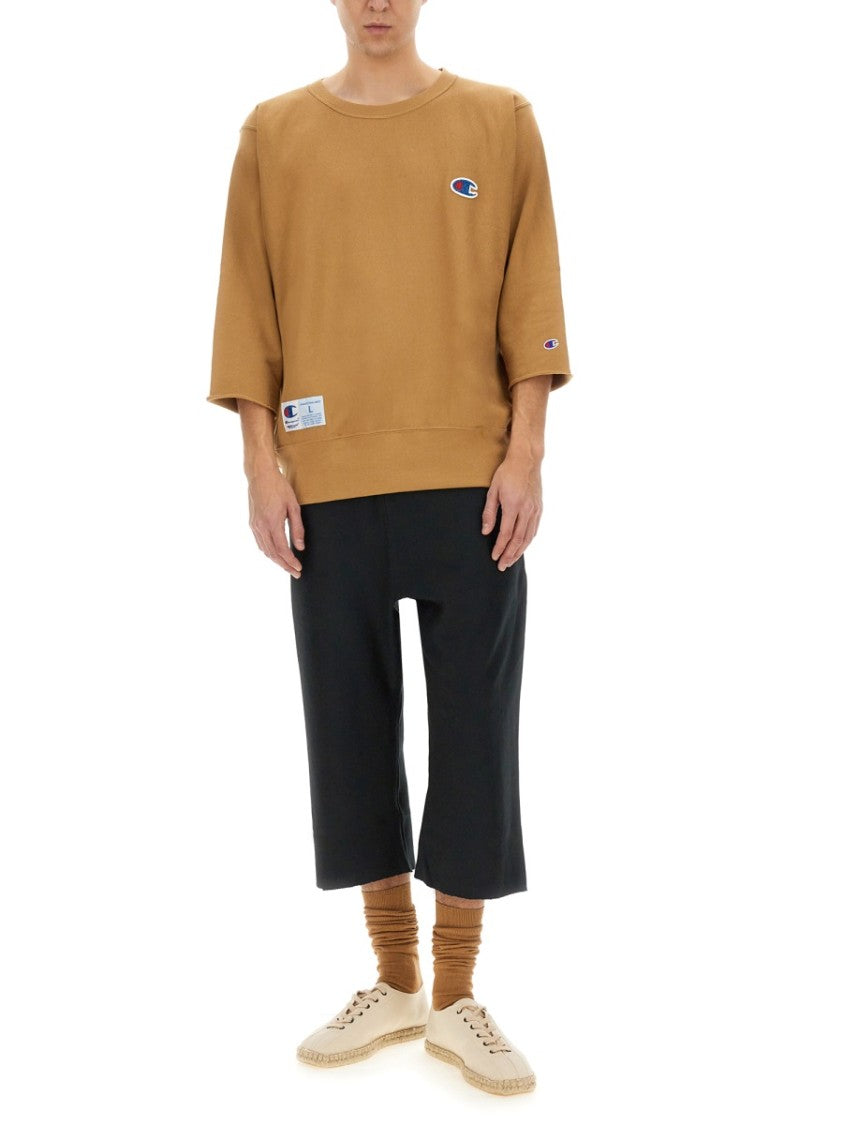 Oversized Cotton Blend T-Shirt