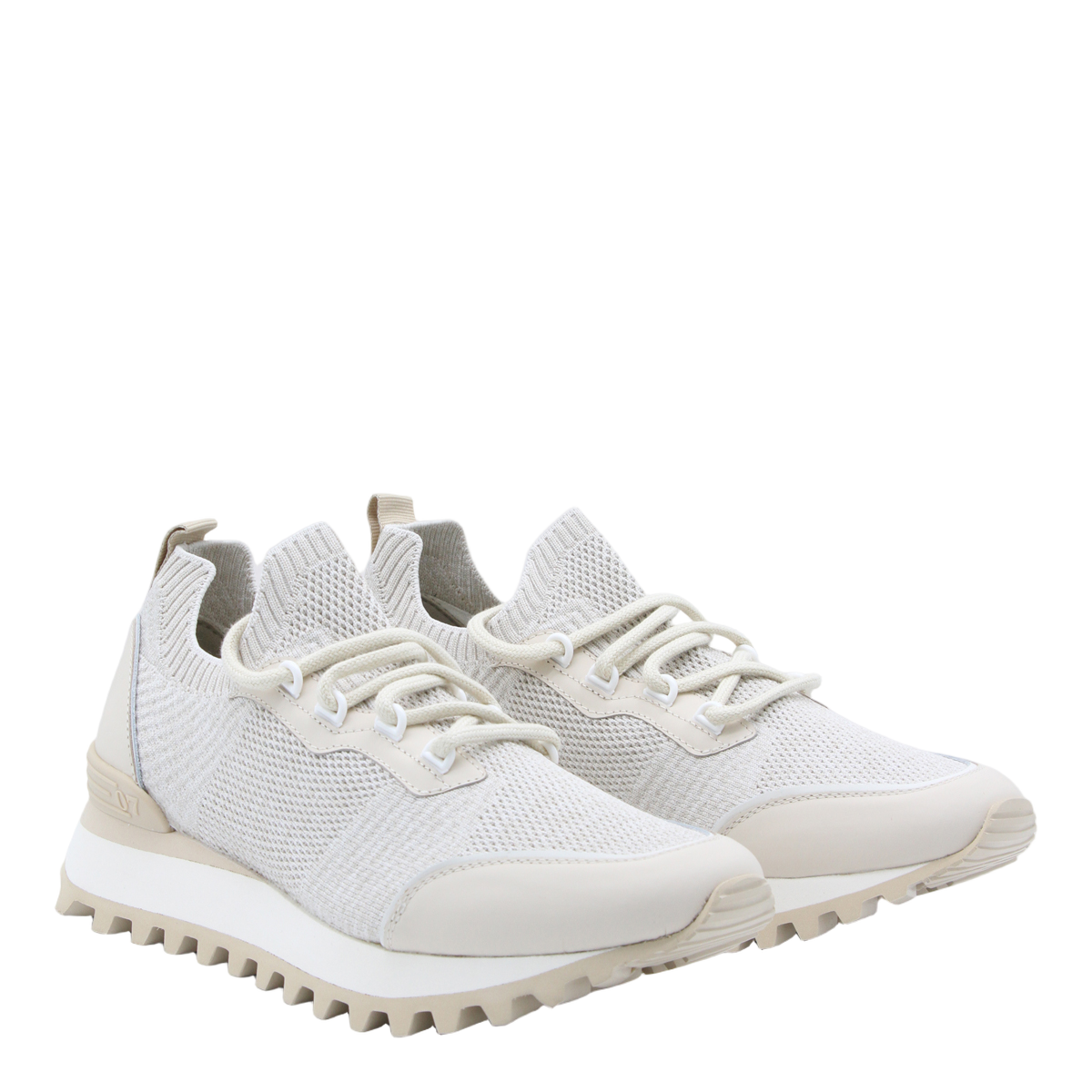 Sand-toned Sneakers with Refined Detailing