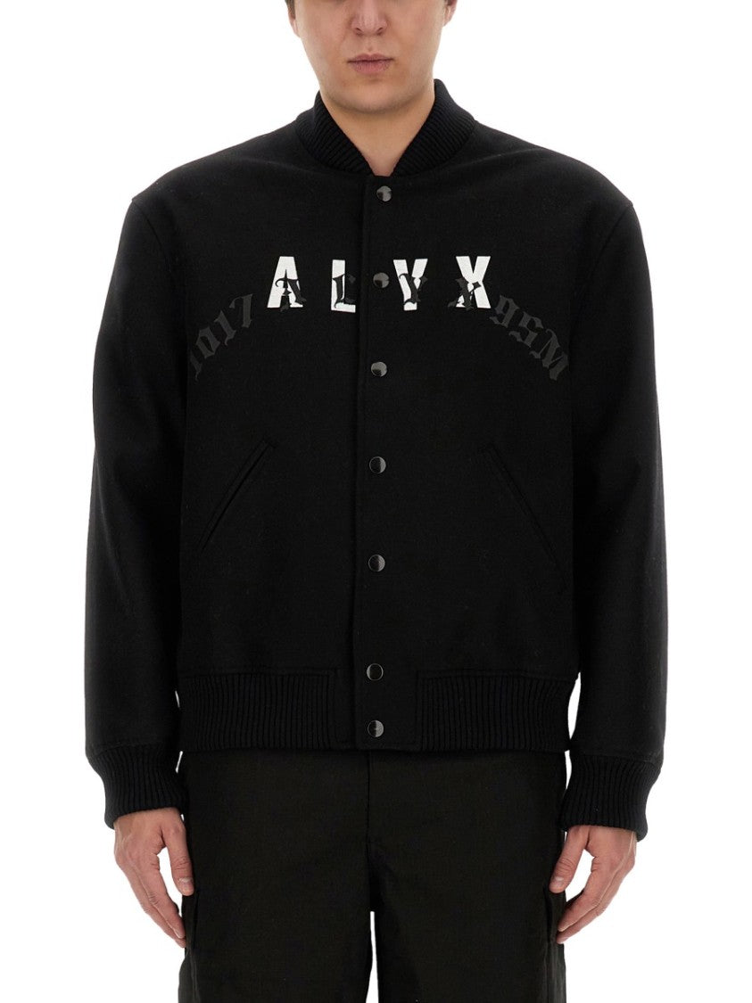 Bold Logo Bomber Jacket