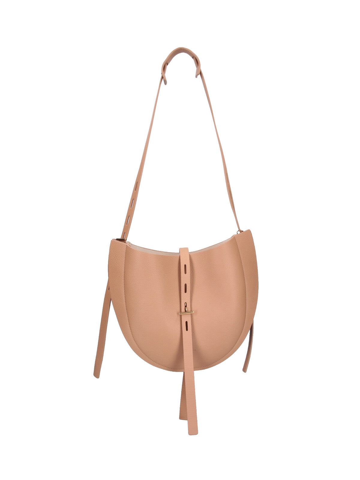 Structured Pink Handbag with Minimalist Design