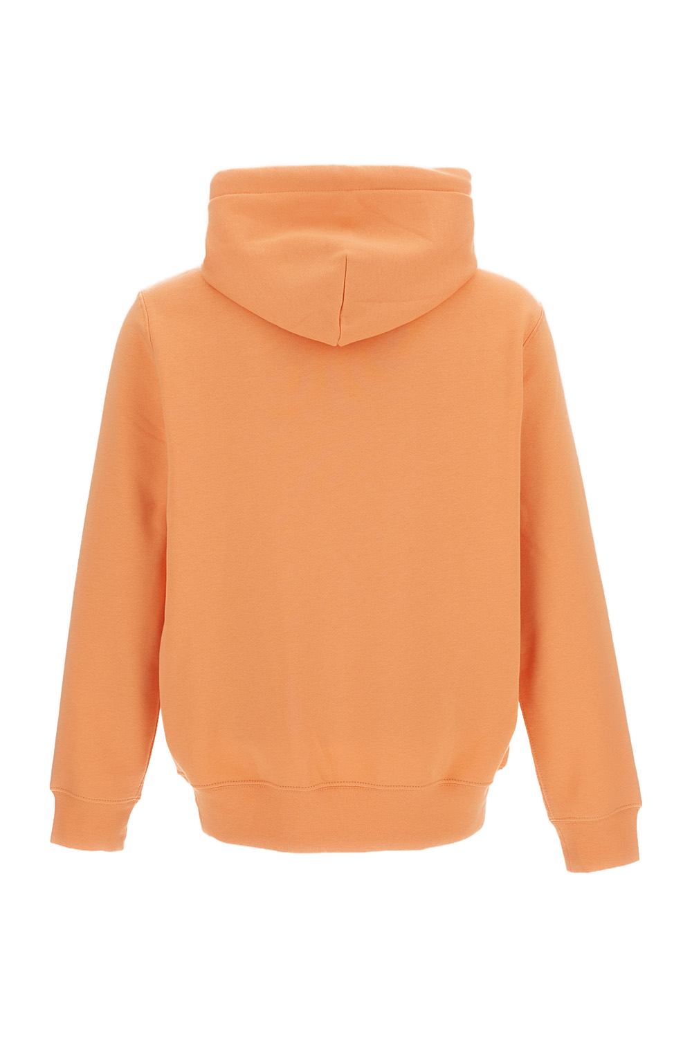 Orange Printed Hoodie