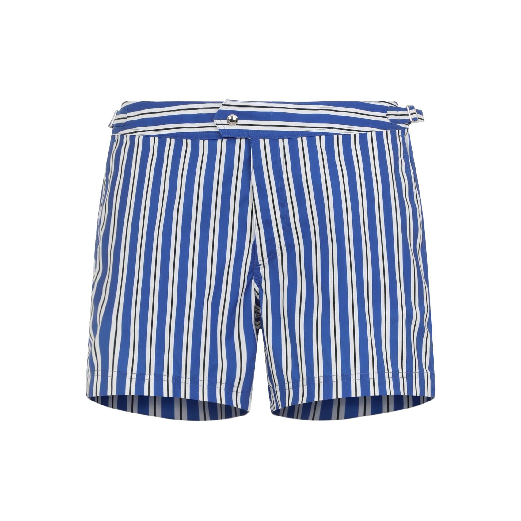 Tailored Vertical Striped Swim Shorts