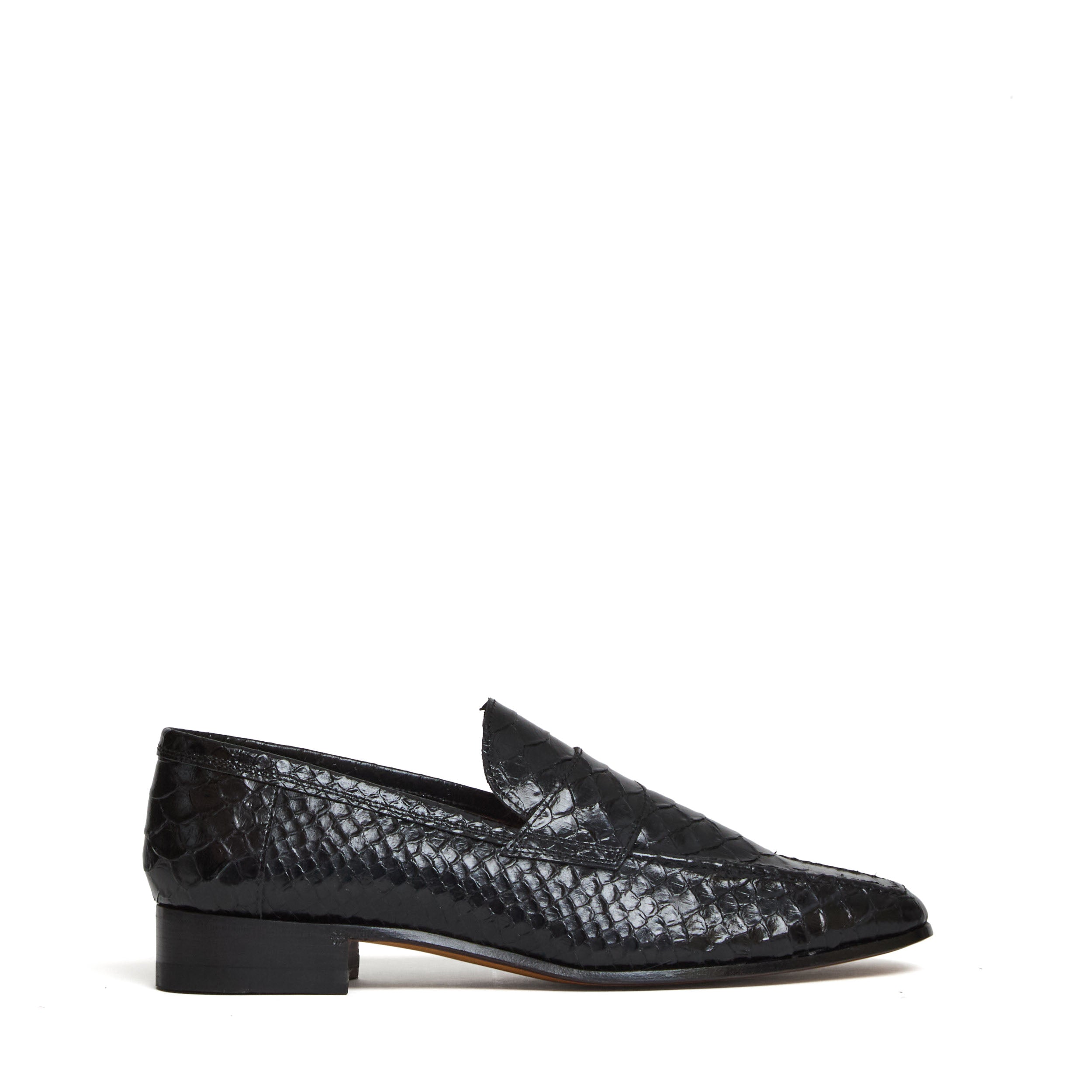 Python Mono Printed Alain Loafers