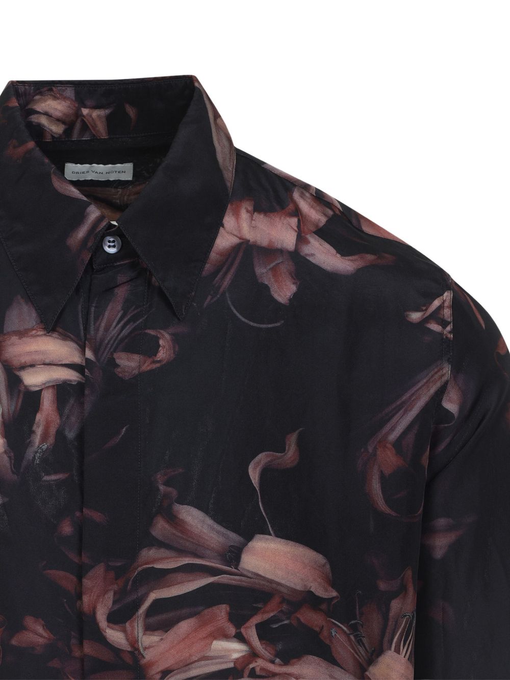 Silk Shirt with Floral Print