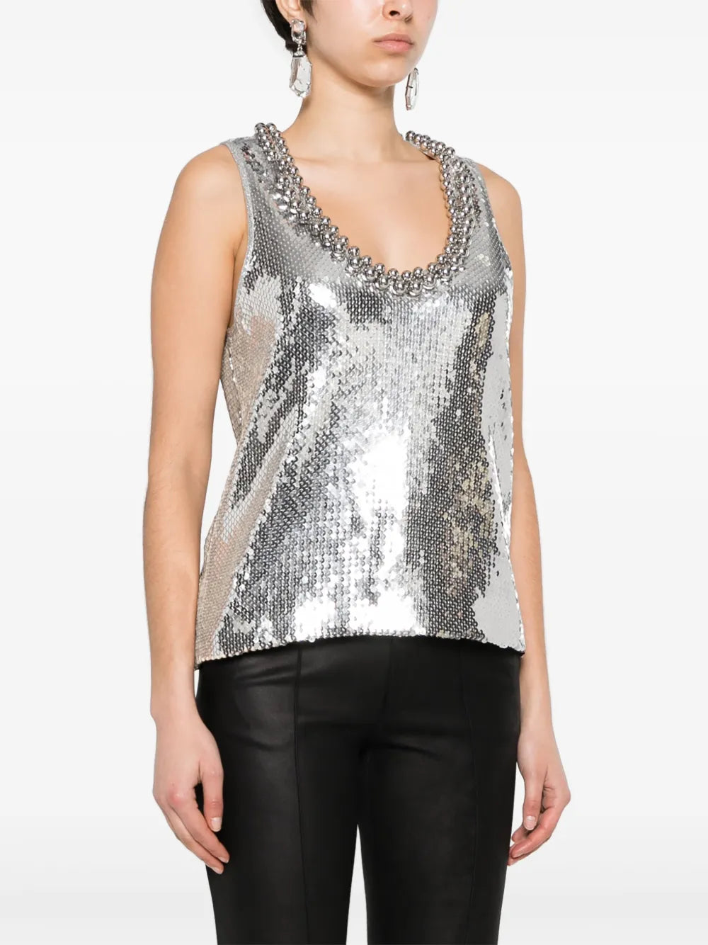 Fitted Neutral Top with Minimalist Design