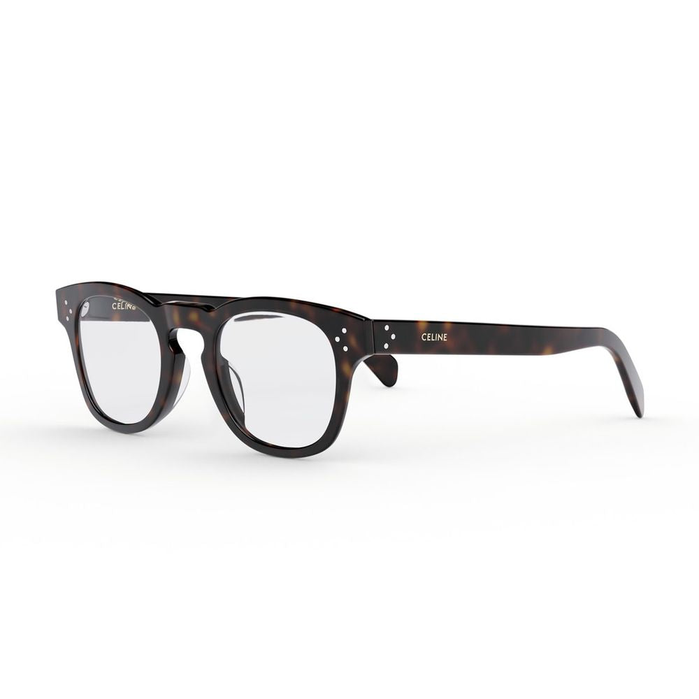 3 Dots Hd Havana-Pattern Squared Frame Sunglasses